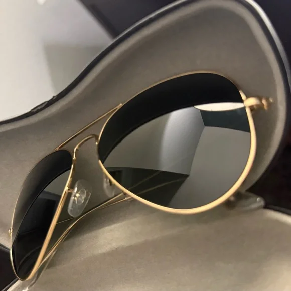 Ray-Ban Made in Italy Aviator Sunglasses 135 - Picture 2 of 8